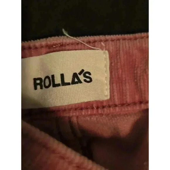 Rolla's Pants Ladies Pink Cordory East Coast Flare Size 28 IYKYK - Picture 12 of 16